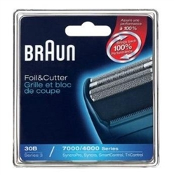 Braun 30B Replacement Shaving Heads for Syncro, TriControl