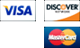 Visa, Discover, AmEx, Mastercard